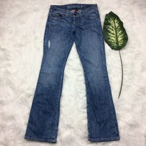 Guess Distressed Daredevil Bootcut Jeans size 29